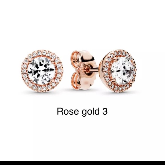 Earrings For Ladies Women Rose gold - Picture 2 of 2